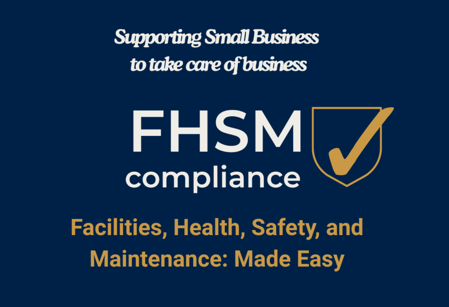 Ongoing Health & Safety Support for Small Businesses